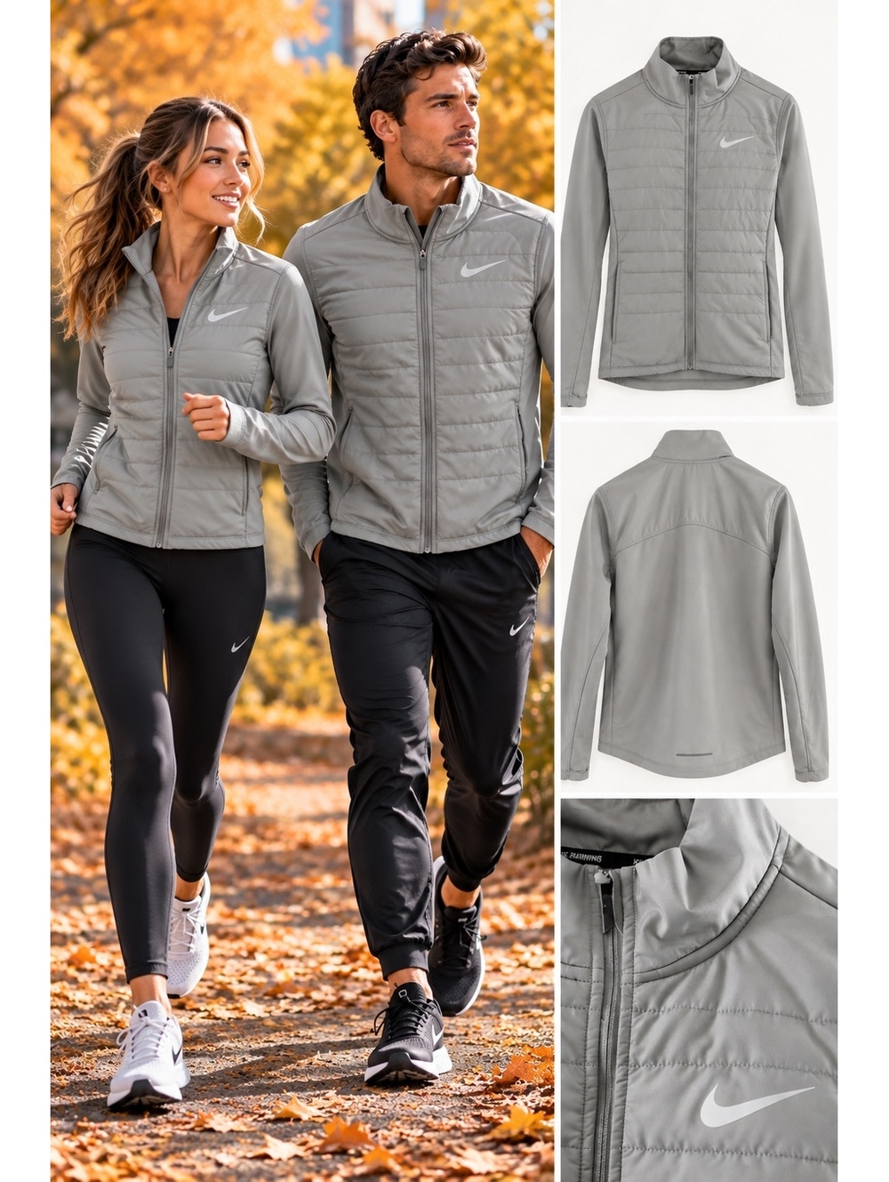 Nike Running Men's or Women's Lightweight Quilted Jacket Medium